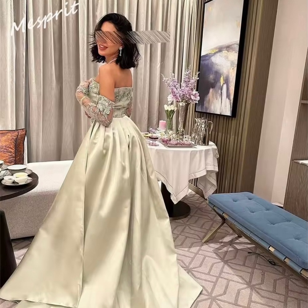 Elegant Off-Shoulder Cream Dress